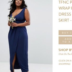 ASOS navy dress